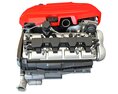 V8 Car Engine 3D-Modell