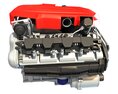 V8 Car Engine 3d model