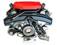 V8 Car Engine Modello 3D