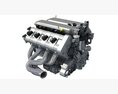 V8 Eight Cylinder V Engine 3D модель