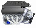 V8 Engine Light Version Modello 3D