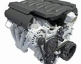 V8 Engine Light Version 3D 모델 