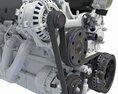 V8 Engine Light Version 3D模型