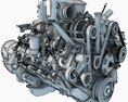 V8 Engine With Automatic Transmission Modello 3D