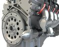 V8 Supercharged Engine 3D模型