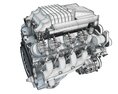 V8 Supercharged Engine 3Dモデル
