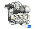 V8 Turbo Engine 3D 모델 