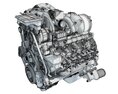 V8 Turbo Engine Modèle 3d