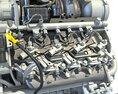 V8 Turbo Engine Modelo 3D