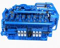 V12 Diesel Engine 3D模型