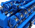 V12 Diesel Engine 3D модель