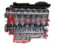 V12 Engine Full With Cutaway 3Dモデル