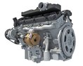 V12 Engine Full With Cutaway 3Dモデル