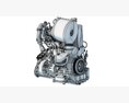 Volkswagen XL1 Engine 3D模型