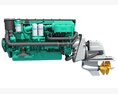 Volvo Penta Marine Engine 3D模型