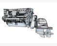 Volvo Penta Marine Engine 3Dモデル