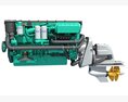 Volvo Penta Powerboat Engine 3Dモデル