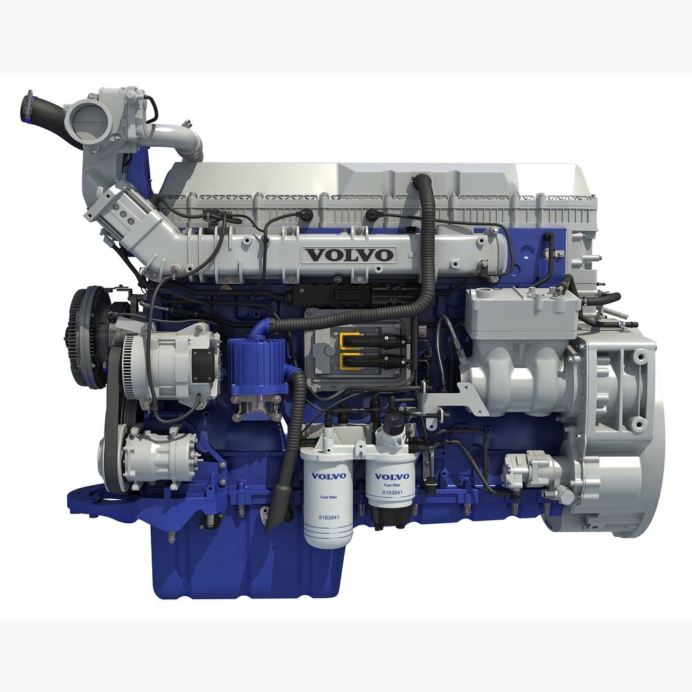 Volvo Powertrain D13 Engine Modèle 3d