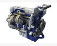 Volvo Powertrain D13 Engine 3D模型