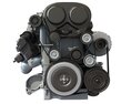 Volvo S60 T6 Drive-E Petrol Engine Modello 3D