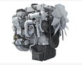 Detroit DD5 Diesel Engine 3D модель