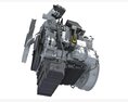 Detroit DD5 Diesel Engine 3D-Modell