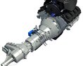 Dodge Ram V8 Engine and Transmission 3Dモデル