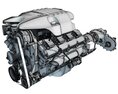 Dodge Ram V8 Engine and Transmission 3Dモデル