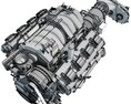 Dodge Ram V8 Engine and Transmission Modelo 3D