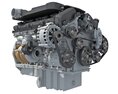 V12 Engine With Interior Parts Modelo 3D