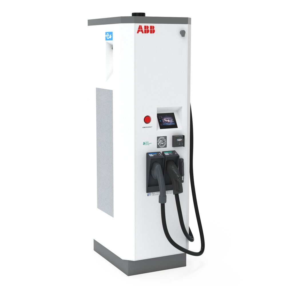 ABB Terra 53 EV Electric car charging station 3D model