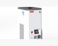 ABB Terra 53 EV Electric car charging station 3Dモデル