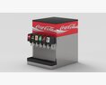 6 Flavor Counter Electric Soda Fountain System 2 3D 모델 