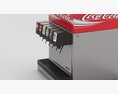6 Flavor Counter Electric Soda Fountain System 2 3D 모델 