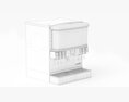 12 Flavor Ice and Beverage Soda Fountain 3D 모델 