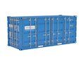 20 ft Cube Open Side Shipping Cargo Container 3D модель