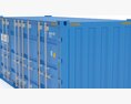 20 ft Cube Open Side Shipping Cargo Container Modello 3D