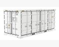 20 ft Military UN Cargo Container Modello 3D