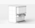 6 Flavor Ice and Beverage Soda Fountain System 3D модель