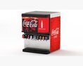 8 Flavor Ice and Beverage Soda Fountain System 3d model