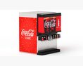 8 Flavor Ice and Beverage Soda Fountain System Modello 3D