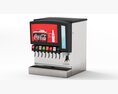 8 Flavor New Old Stock Ice and Beverage Soda Fountain 3D модель