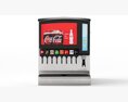 8 Flavor New Old Stock Ice and Beverage Soda Fountain 3D модель