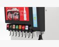 8 Flavor New Old Stock Ice and Beverage Soda Fountain 3D 모델 