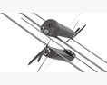 AeroVironment Switchblade 300 Missile Predator Drone Modelo 3D