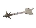 AIM-9X Sidewinder Missile Modello 3D wire render