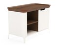 Airia Desk and Media Cabinet Modello 3D
