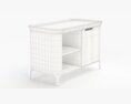 Airia Desk and Media Cabinet 3Dモデル