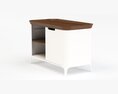 Airia Desk and Media Cabinet Modelo 3D