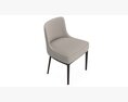 Althea Small Armchairs 3d model